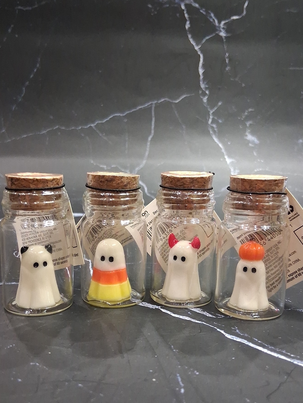 Target Bullseye 2026 Halloween MINI GHOST in a Bottle Complete Set of 4